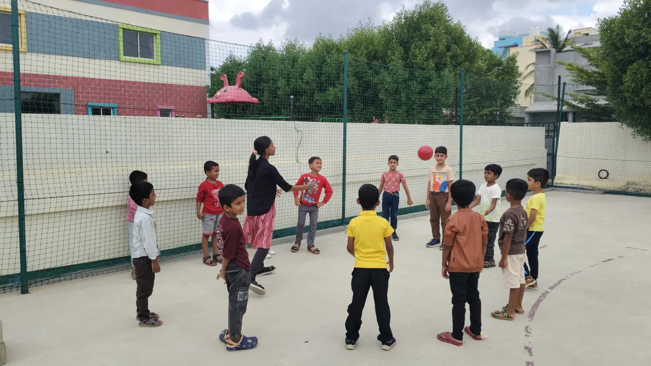 Sports activity at CMR International School