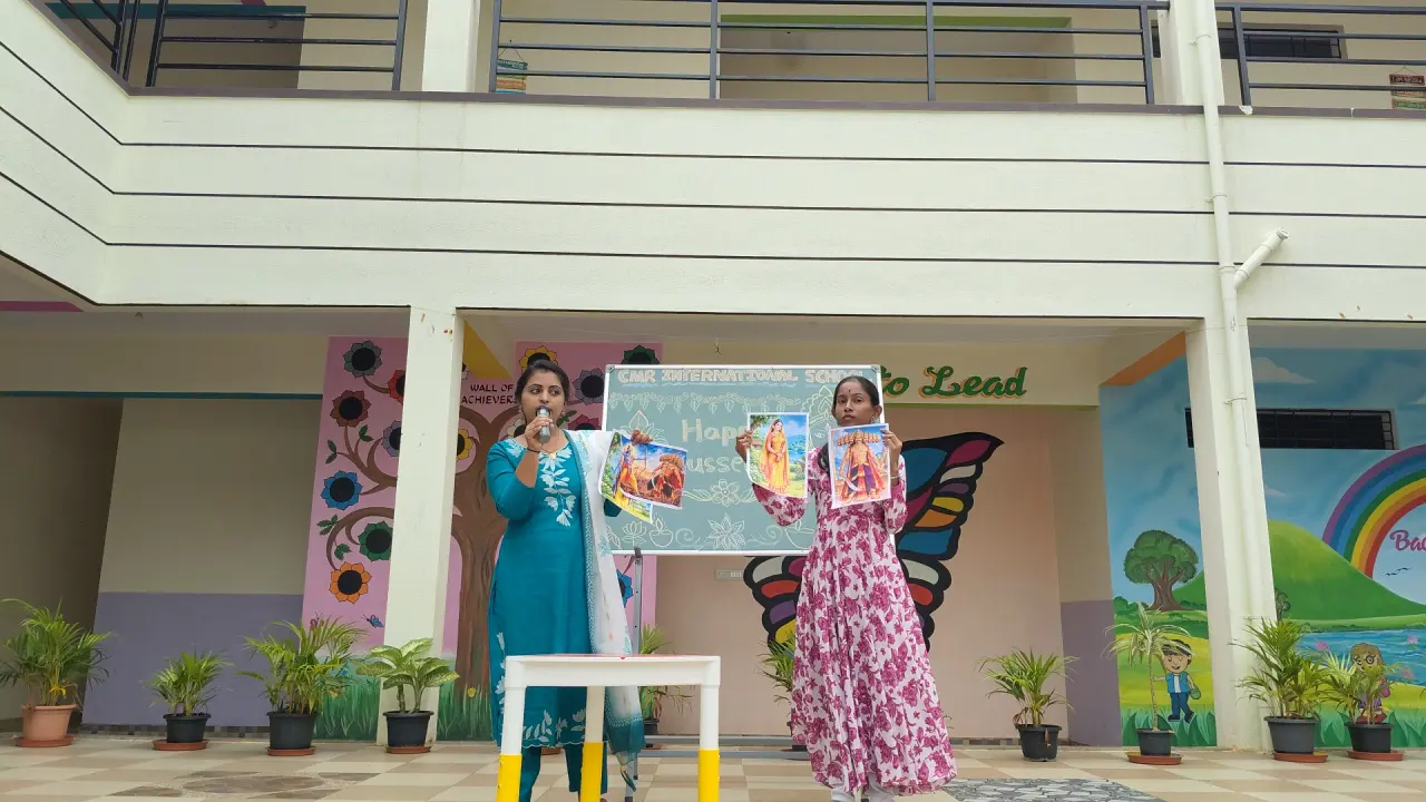 Literacy activity at CMR International School