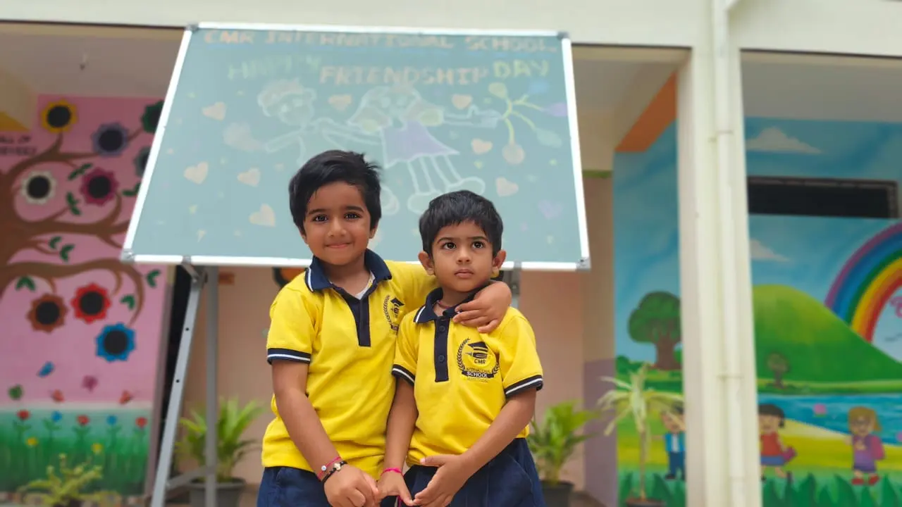 Children at CMR International School, Bangalore