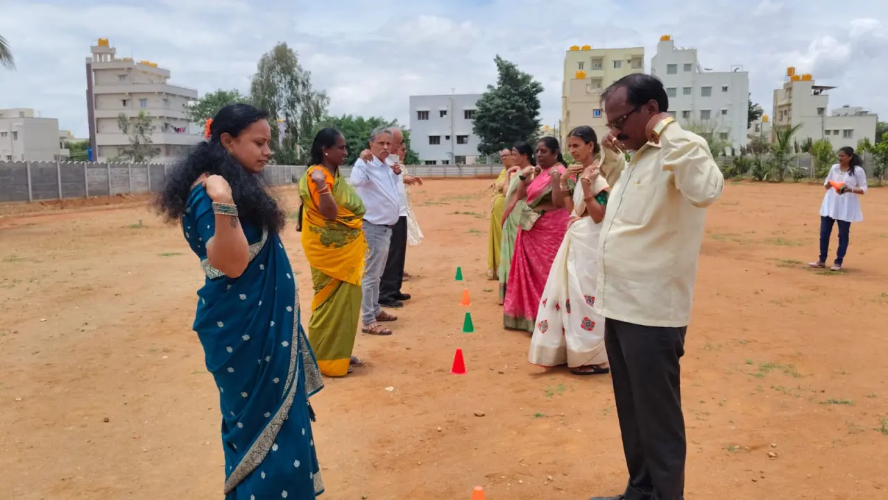Parents engagement activity at CMR International School